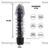 Vibrador semitransparente rigido negro